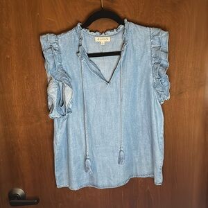 Denim top